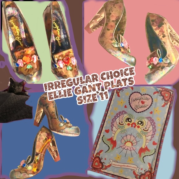 Irregular Choice Shoes - NIB Irregular Choice Ellie Gant Embellish Plats